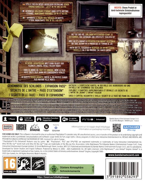 Image du produit Bandai Namco Little Nightmares Enhanced Edition - Complete Edition (PS5, DE, FR, IT)