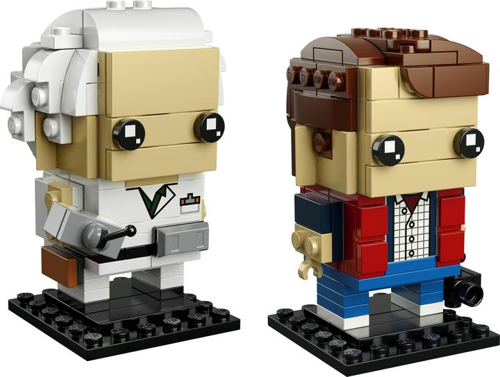 Actual product image LEGO Brickheadz Marty Mcfly & Doc Brown 41611 (41611, LEGO Brickheadz)