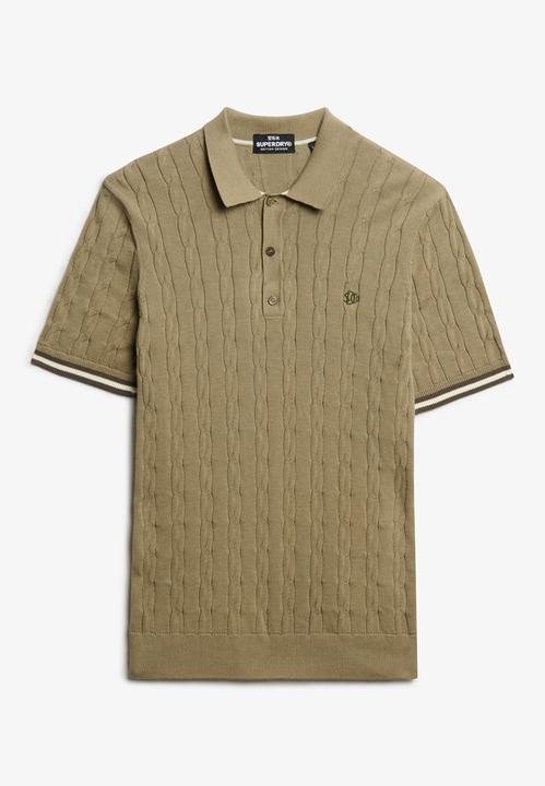 Actual product image Superdry Knitted Texture S/s Polo (M)