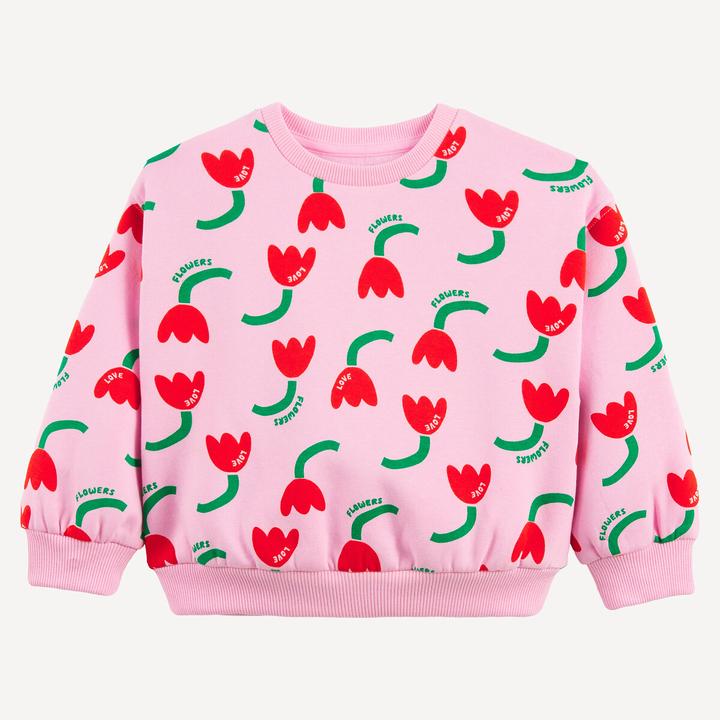 Produktbild La Redoute Collections Sweatshirt mit Blumenmuster allover (92)