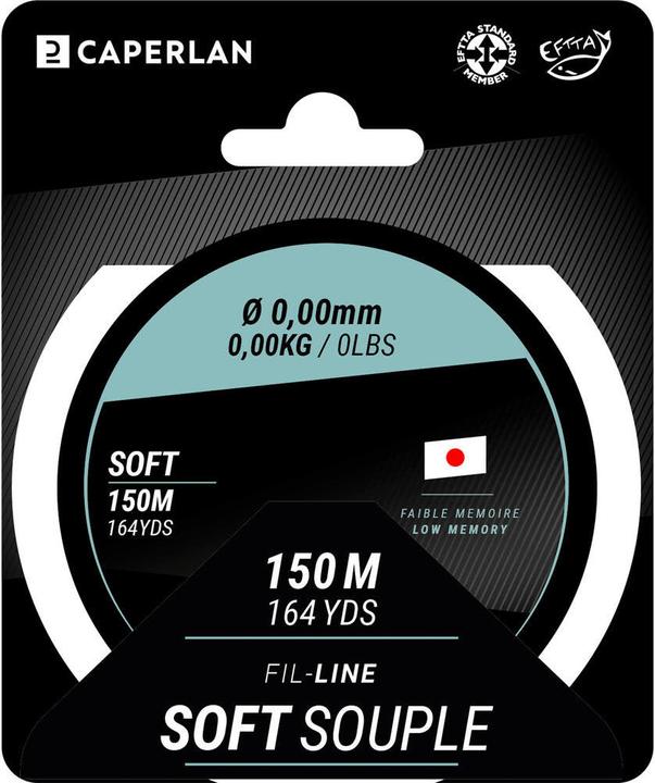 Immagine prodotto Caperlan Filo da pesca Nylon flessibile utilizzabile 150 m