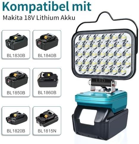 Actual product image ‎Edtran Kabellose LED Arbeitsleuchte (6600 lm)