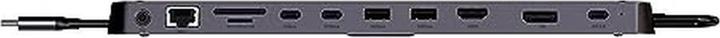 Produktbild Lindy DST-Mini XT 810, USB C Laptop Mini Dockingstation mit 8K-Unterstützung für ein Display, 4K60 bei 2 D (USB-C, 7 Ports)