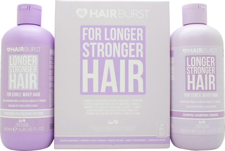 Actual product image Hairburst Hair Burst Wavy & Curly Hair Shampoo and Conditioner Set - Sulfate, SLS, Paraben Free (Liquid shampoo, 350 ml)