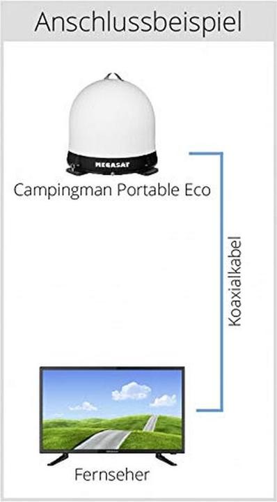 Actual product image Megasat Campingman Portable ECO (Parabolic antenna, 31 dB)