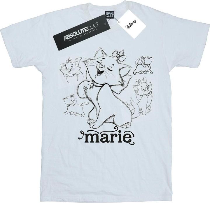 Produktbild Disney Marie Collage Sketch TShirt (XXL)
