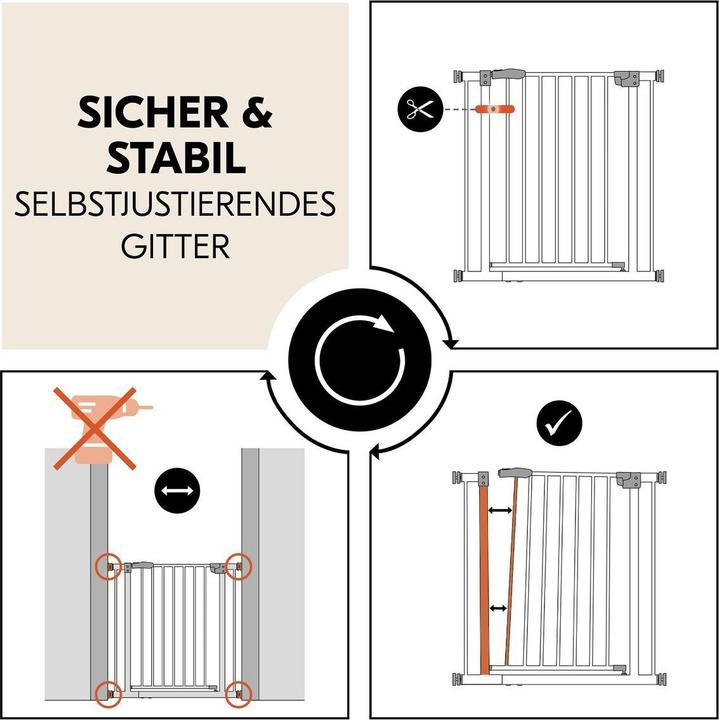 Produktbild Hauck Tür- & Treppenschutzgitter (75 - 80 cm)