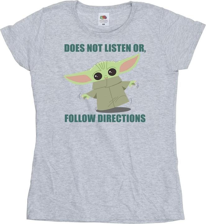 Produktbild Star Wars The Mandalorian Grogu Does Not Listen TShirt (L)