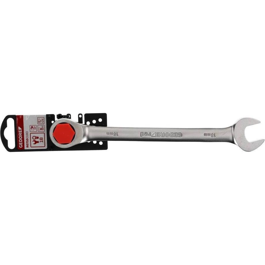 Thumbnail - Gedore Red, Schraubenschlüssel, red Ring-Maulschlüssel-Satz, 17-teilig, SW 6-22, Chrom-Vanadium-Stahl, Silber (8 mm, 10 ...