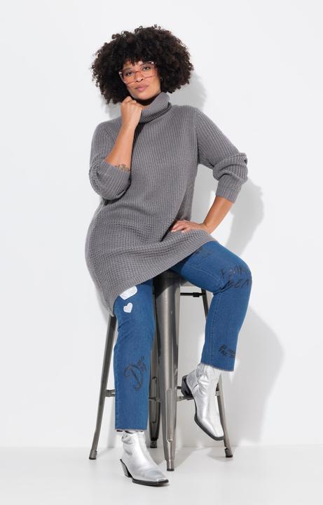 Produktbild Angel of Style Pullover, Straight Fit, Strukturstrick, Zipfelsaum (50, 52)
