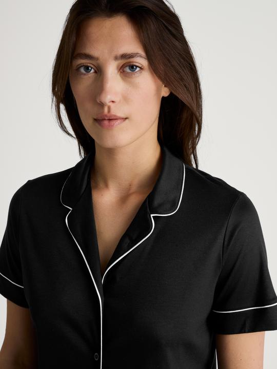 Produktbild Calida Moonlight Dreams Kurz-Pyjama, durchgeknöpft mit Seide (L)