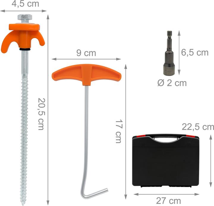 Produktbild Relaxdays 20 x Schraubheringe