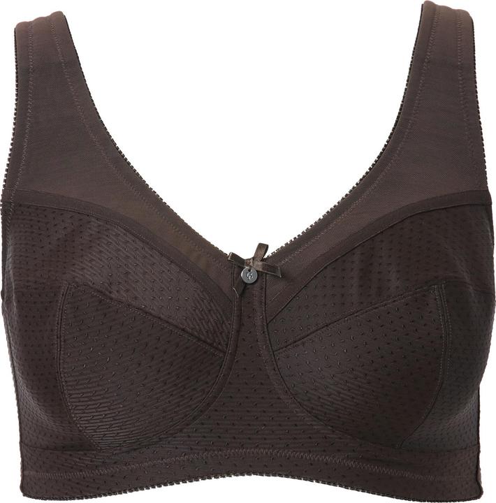 Produktbild Ulla Popken Entlastungs-BH, Struktur, ohne Bügel, Cup C - H (95 C)