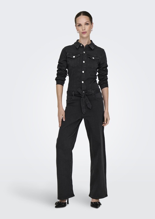 Actual product image Only Onlrain Wide Belt Jumpsuit Dnm Pim (32)