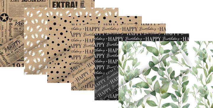 Image du produit Braun + Company Papier kraft cadeau (1x)