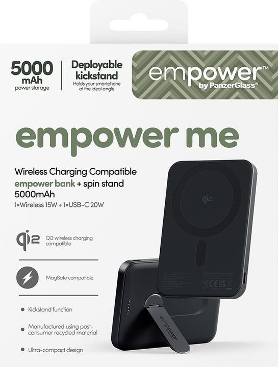 Immagine prodotto PanzerGlass banco di rotazione per l'empowerment (5000 mAh, 20 W, 18.50 Wh)