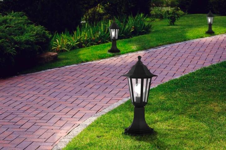 Image du produit EGLO 33779 DUANERA E27 Lampadaire d'extérieur Socle 195x170mm Noir IP44 (E27, IP44)