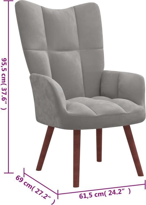 Actual product image vidaXL Relaxsessel