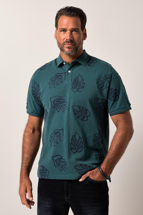 Actual product image JP1880 Poloshirt, Halbarm, Piqué, Stickmuster (6XL)
