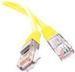 Immagine prodotto Exertis Connect Cavo patch F/UTP, CAT.5e, giallo, 1,0 m Cavo patch con protezione da piegatura particolarmente (F/UTP, CAT5e, 1 m)
