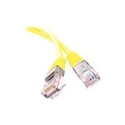 Thumbnail - Exertis Connect Patchkabel F/UTP, CAT.5e, gelb, 1,0 m Patchkabel mit besonders schmalem Knickschutz (F/UTP, CAT5e, 1 m),...