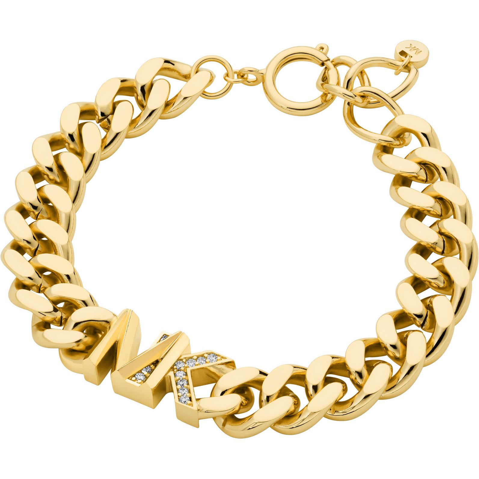 Michael Kors, Armschmuck, Premium, (19.50 cm, Metall, Synthetischer Stein)