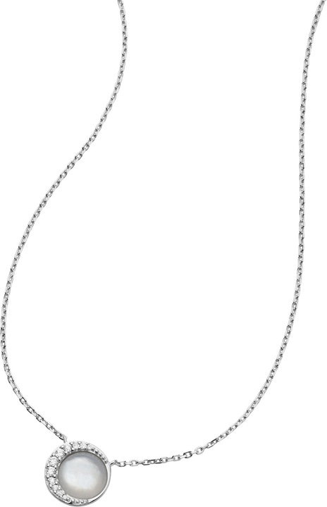 Actual product image Fossil Crescent (Sterling Silver, Mother-of-pearl, 40 - 45 cm)