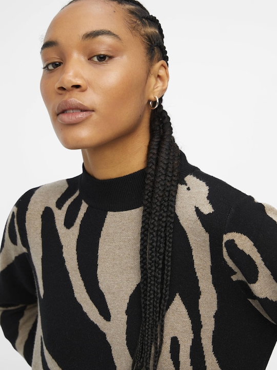 Image du produit Object Robe en maille imprimée (M)