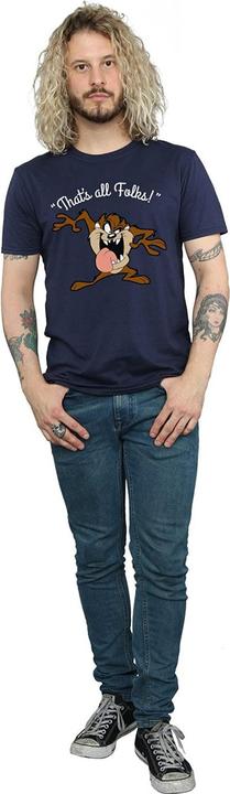 Produktbild Looney Tunes That's All Folks Taz TShirt aus Baumwolle (L)