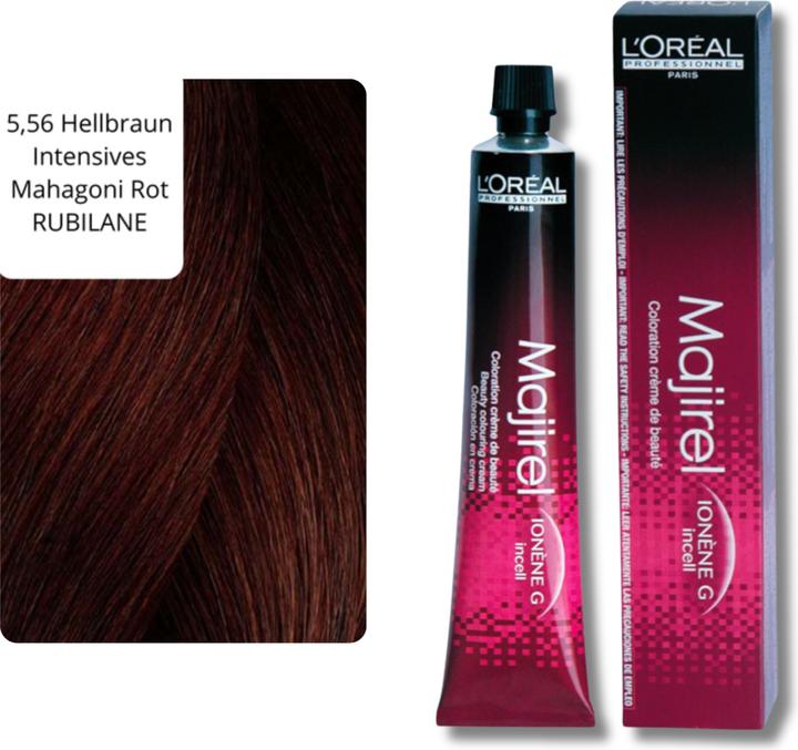 Immagine prodotto L'Oréal Professionnel Majirouge Rubilane (5,56 marrone chiaro rosso mogano intenso)