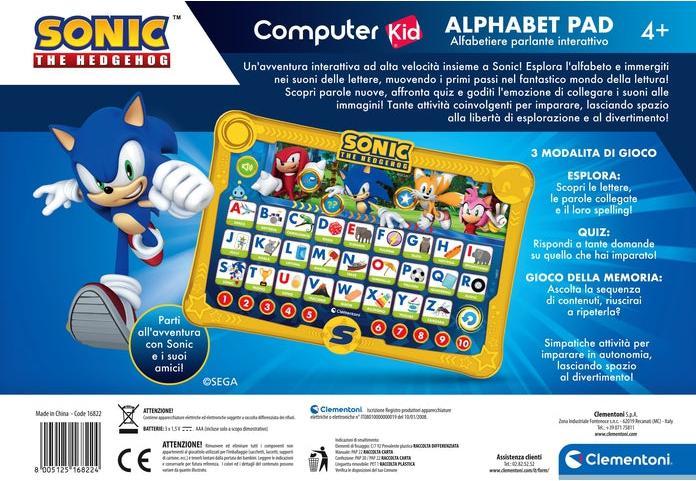 Produktbild Clementoni Sonic Alphabet Pad 4+