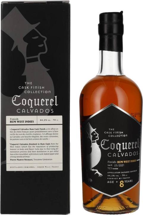 Actual product image Coquerel 8 Years Old The Cask Finish Collection