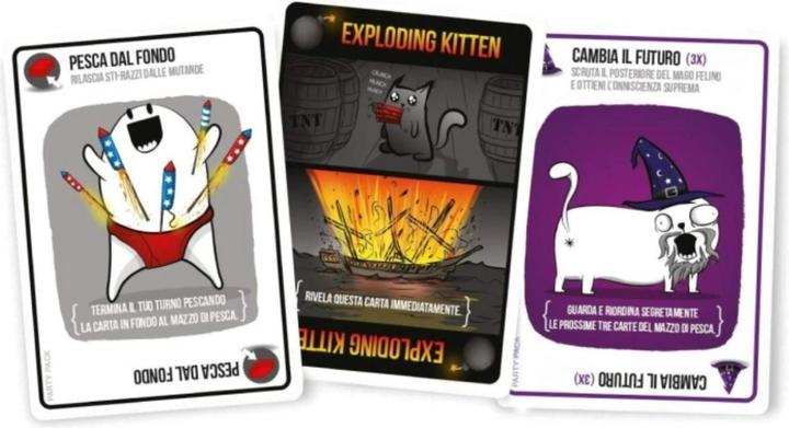 Image du produit Asmodée Asmodee Exploding Kittens Party Pack (Italien, 2 - 10 Joueur)