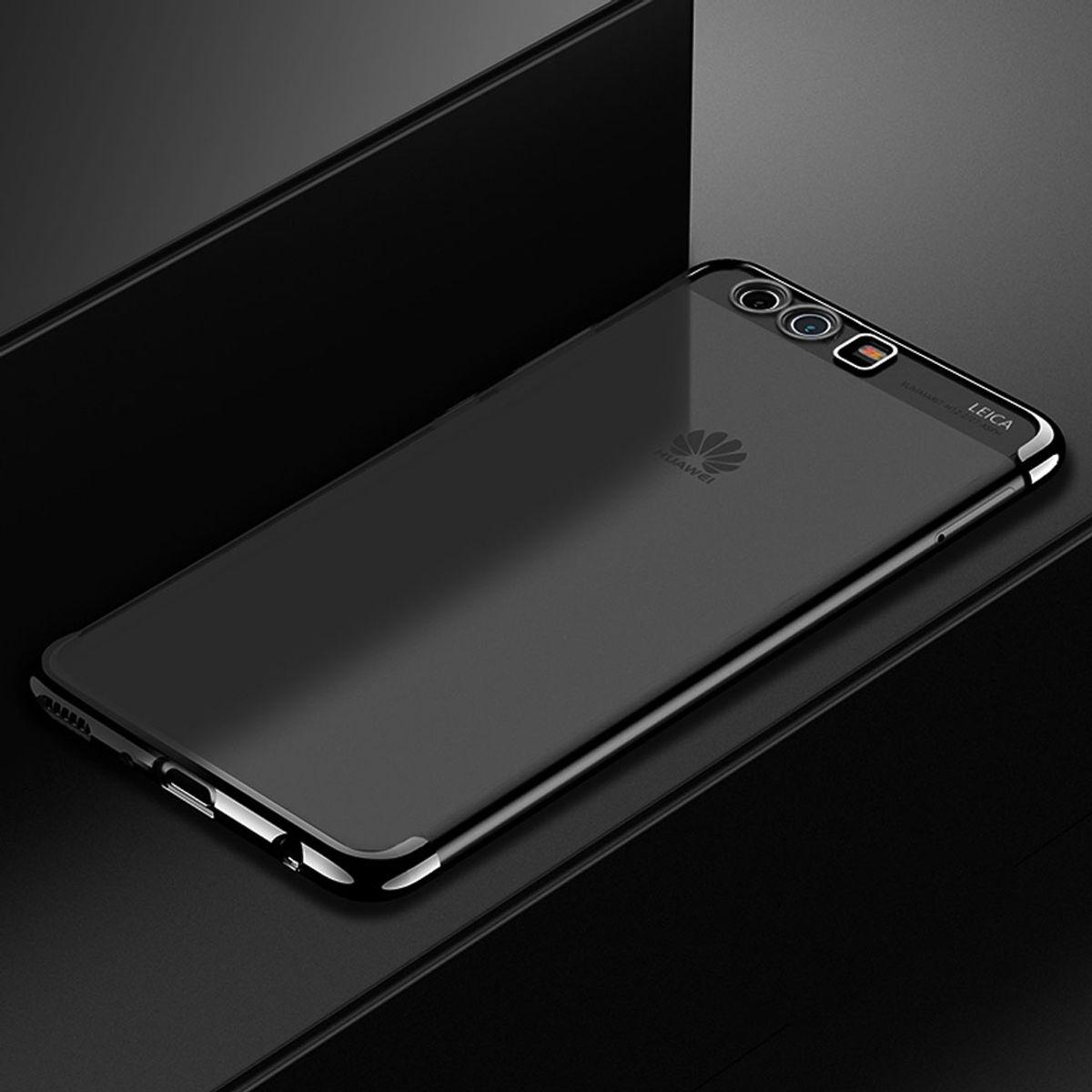 König Design Handy Hülle Schutz Case für Huawei P20 Lite Durchsichtig Transparent Schwarz Neu (Huawei P20 Lite), Smartph...