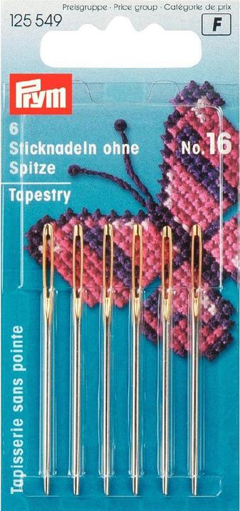 Actual product image Prym Embroidery needles without point