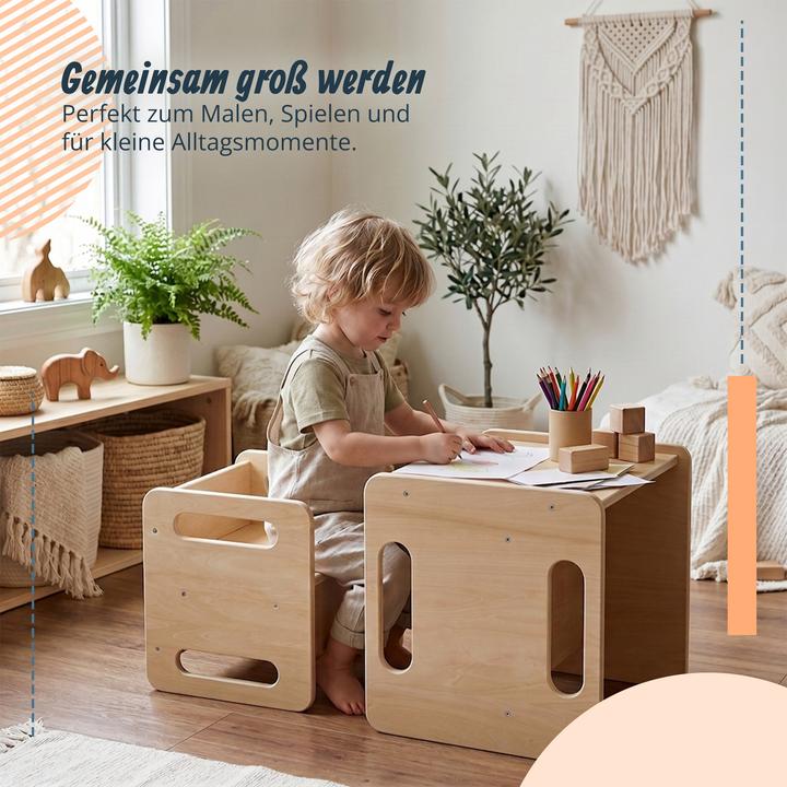 Immagine prodotto Relaxdays Tisch + Hocker (Dinette per bambini)
