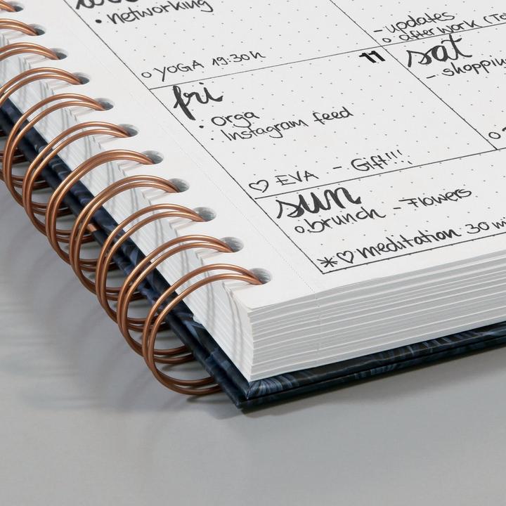 Image du produit Sigel Carnet de notes à spirales A5 120BL Fairy Gems (A5, Couverture rigide)