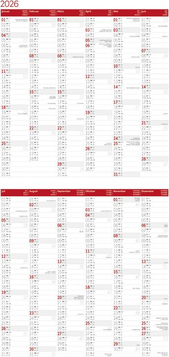 Image du produit Lokomotiven Kalender 2026 - 30x30 (30 x 30 cm, Couverture rigide, Allemand, Français, Anglais, Italien)