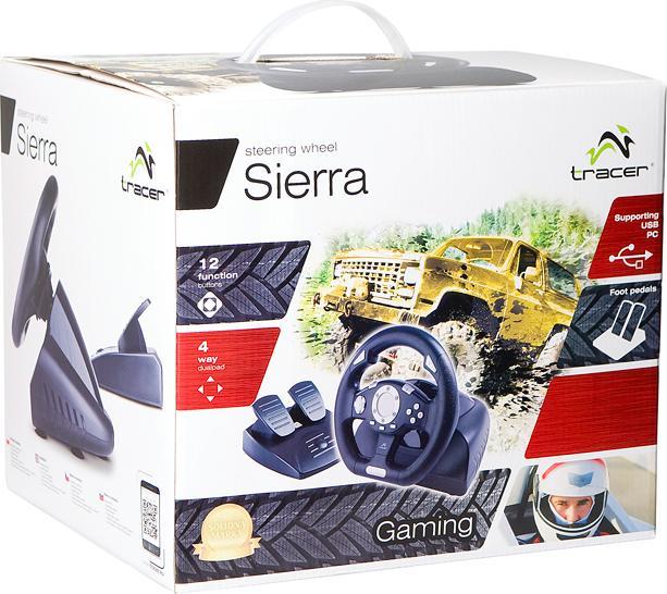 Actual product image Tracer Sierra USB 2.0 Steering Wheel + Pedals Analog / Digital PC (PC)