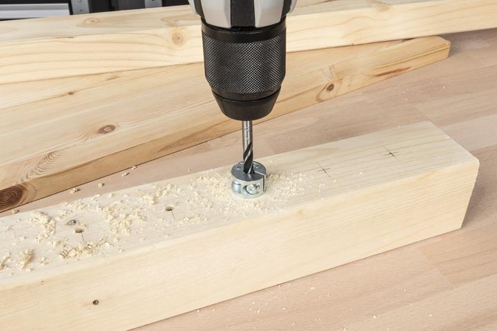 Actual product image wolfcraft wolfcraft 1 Univ.-Tiefenstopp-Set 3-tlg. ø6,8,10mm (6, 8, 10 mm)