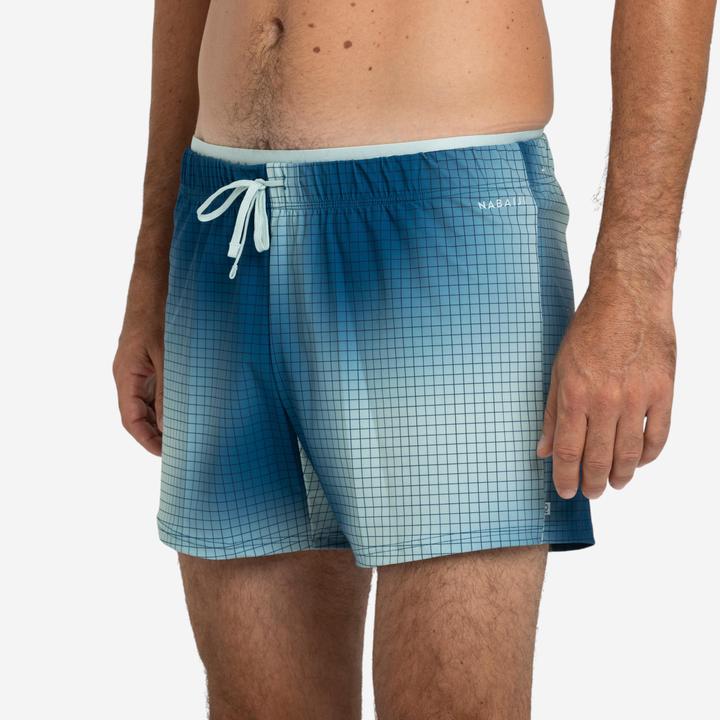 Immagine prodotto Nabaiji Pantaloncini da bagno corti da uomo - 100 Camo blu (XL)