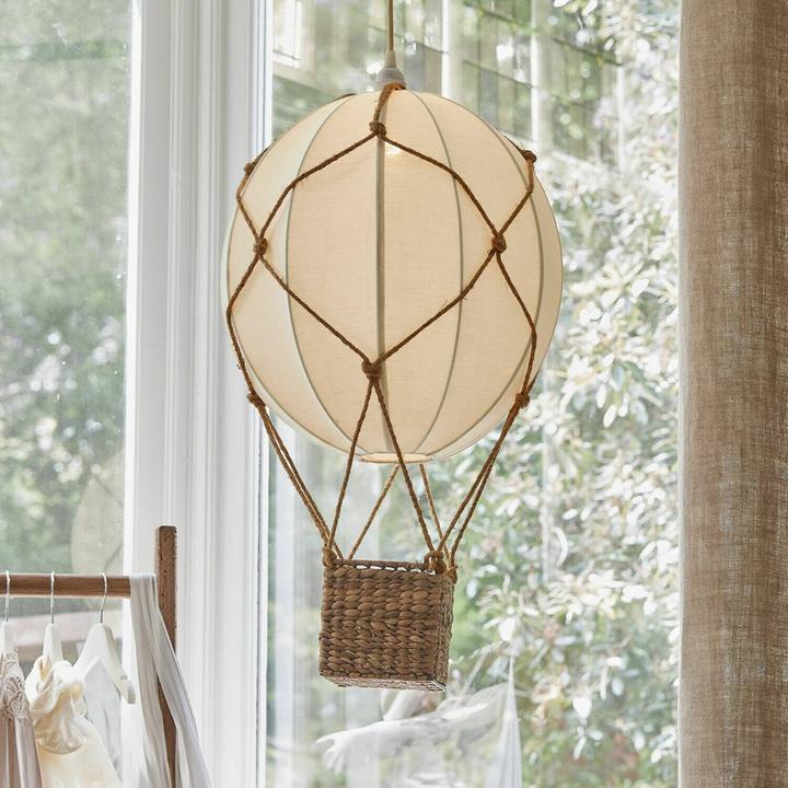 Immagine prodotto Loberon Lampada a sospensione Plumillon crema/marrone (E27)