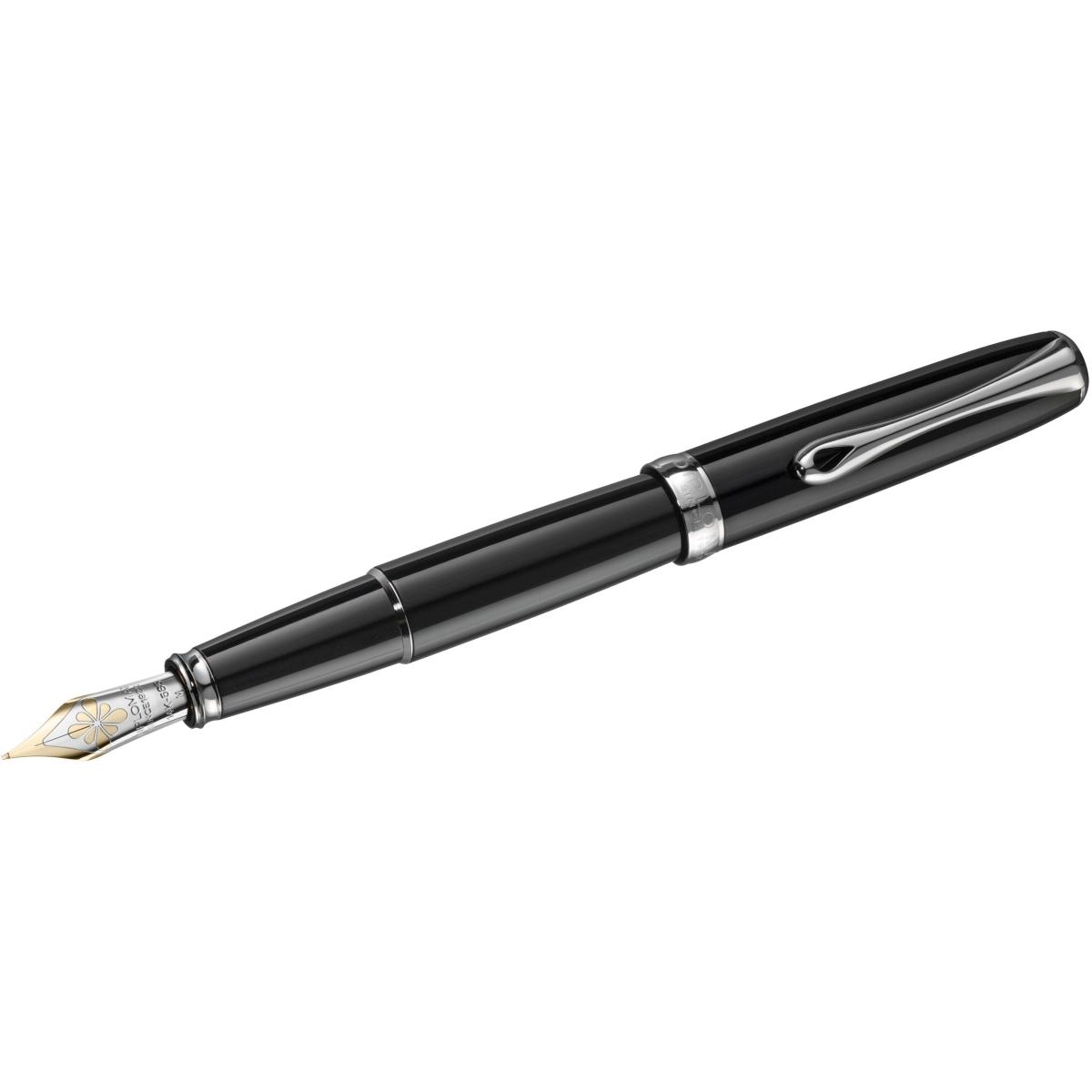 Diplomat, Schreibstifte, Füllhalter Excellence A2 lack schwarz 14 kt B (Schwarz, 1 x)