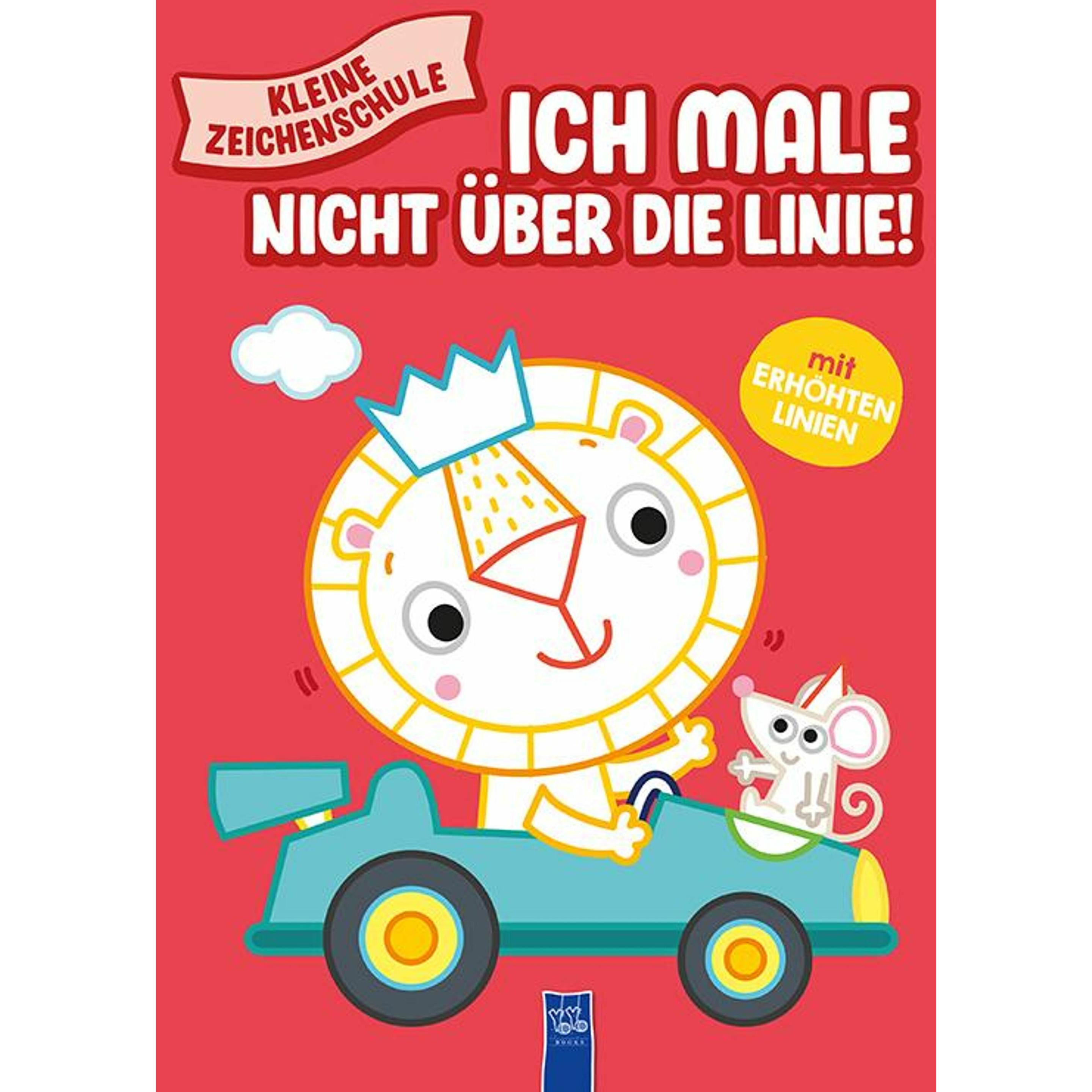 Yoyo Books Kleine Zeichenschule - Ich male nicht über die Linie (rot)