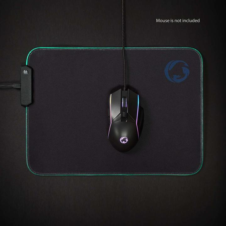 Immagine prodotto Nedis Tappetino per mouse da gioco | Gomma / Microfibra | Nero (XL)