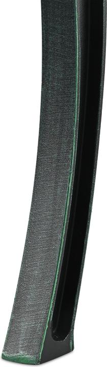 Actual product image Relaxdays Gartenbank Metall in Schwarz-Grün