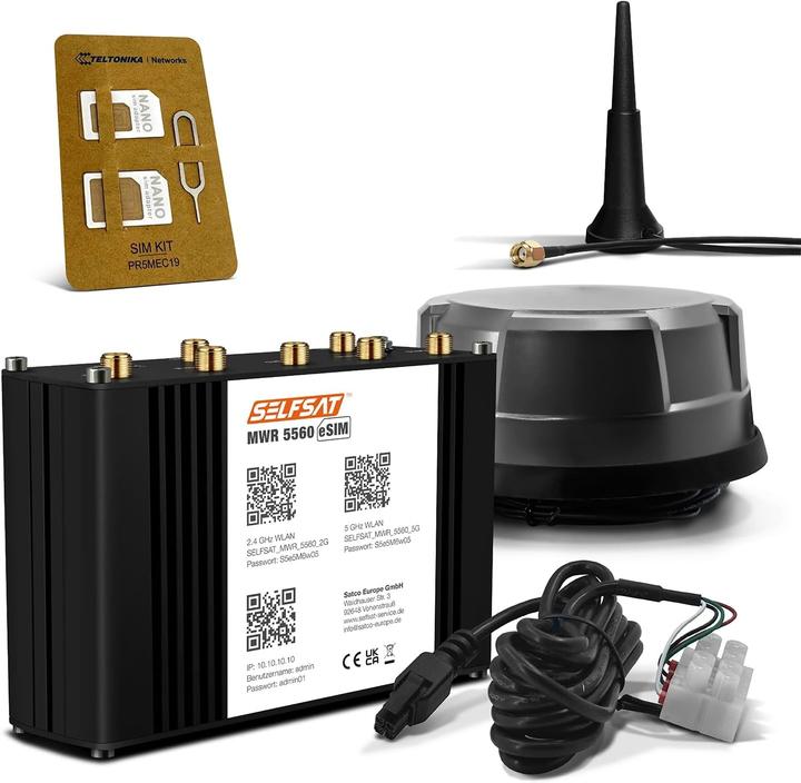 Produktbild Selfsat Router MWR 5560 eSIM 5G WLAN