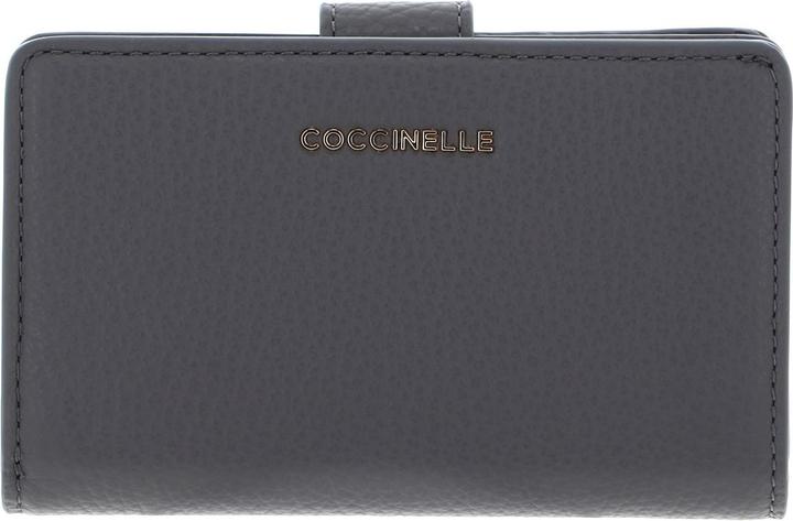 Actual product image Coccinelle Metallic Soft Mini Wallet Grained Leather