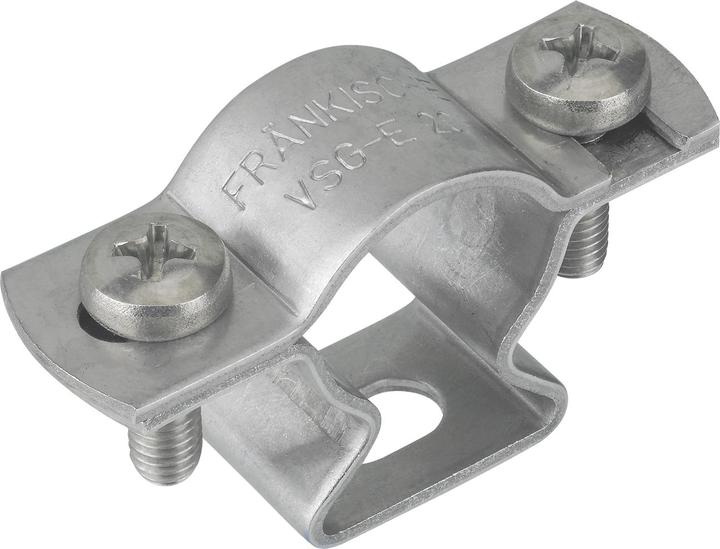 Actual product image Fränkische Rohrwerke FRA VSG-E 63 Stainless steel pipe spacer clamp
