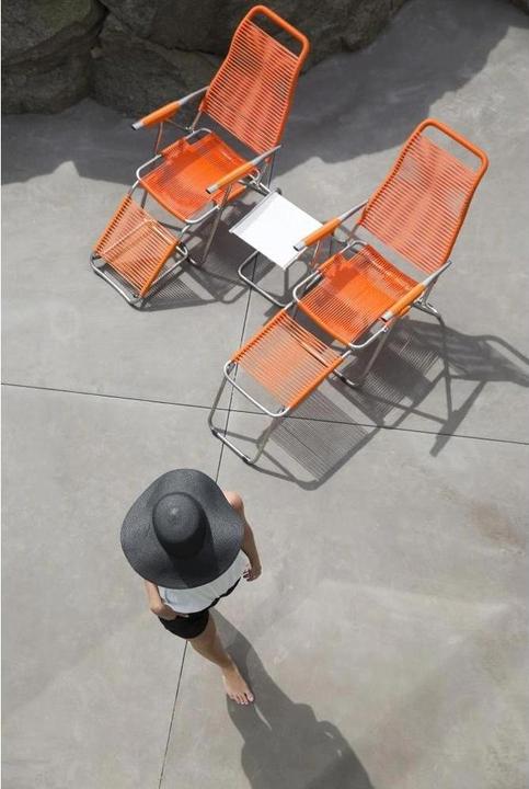 Immagine prodotto Fiam Relaxsessel Spaghetti Orange (153 cm)